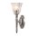 Lampe LED salle de bain en laiton nickel IP44 inoxydable