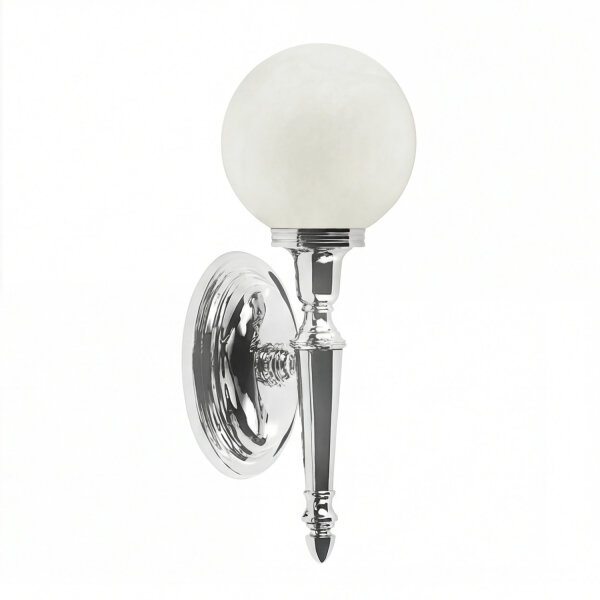Applique salle de bain IP44 en laiton verre étanche aux projections deau