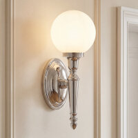 Applique salle de bain IP44 en laiton verre...