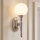 Applique salle de bain IP44 en laiton verre étanche aux projections deau