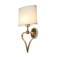 Lampe de salle de bain design or LED forme cœur...