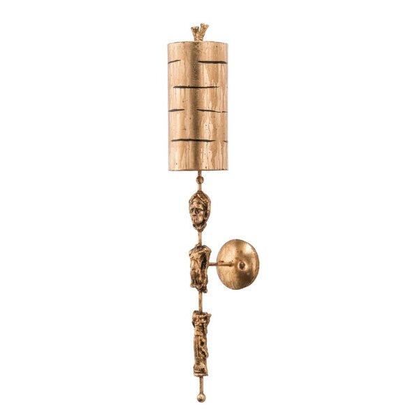 Applique EXTRATO feuille dor L:15cm Lampe Lit