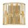 Applique Art D&eacute;co PRISM feuille dargent Lampe design
