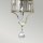 Applique murale CANDELA 7 argentée en forme de bougie Lampe