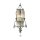 Applique CANDELA 7 en argent miroir forme bougie