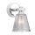 Lampe de salle de bain LED verre IP44 en chrome orientable