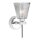 Lampe de salle de bain LED verre IP44 en chrome orientable