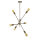 Suspension Sputnik en laiton Retro réglable