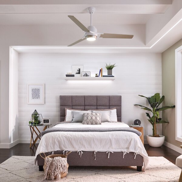 Ventilateur de plafond avec éclairage Ø152cm 3 pales