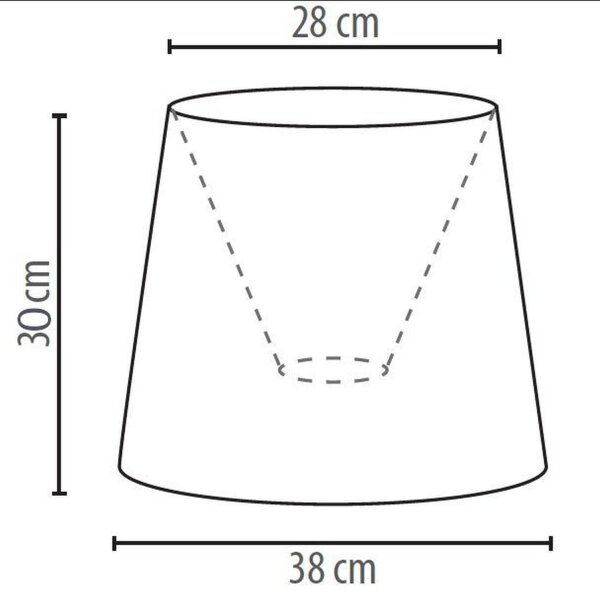 Abat-jour Gris Lampadaire E27 tissu crocheté