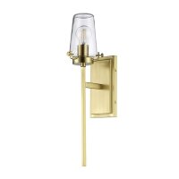 Lampe de salle de bain murale en laiton Art Nouveau E27...
