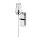 Applique salle de bain chrome 56 cm de haut E27 IP44