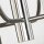 Applique chrome blanc 2x E14 en nickel blanc métal tissu