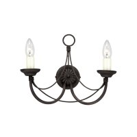 Applique murale Noir Blanc Rustique M&eacute;tal GOTICA 1
