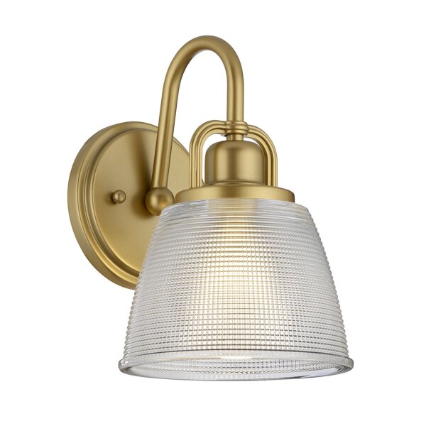 Badezimmerlampe IP44 in Messing Klar inkl. G9 LED