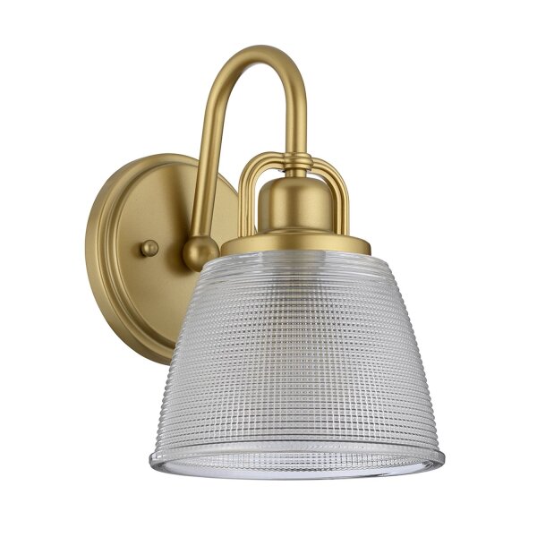 Badezimmerlampe IP44 in Messing Klar inkl. G9 LED