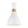 Applique en métal blanc laiton E27 design rétro