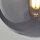 Applique Boule Abat-jour Gris Nickel E14 Design Rétro