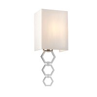Applique Cr&egrave;me Chrome Up Down E27 Tissu...
