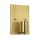 Applique murale Tissu Abat-jour Up Down Crème Laiton E27