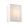 Applique murale carrée tissu Up Down E27 crème chrome