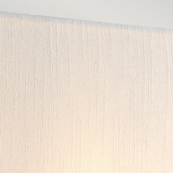 Applique murale tissu Abat-jour Up Down Crème Chrome NADATILA