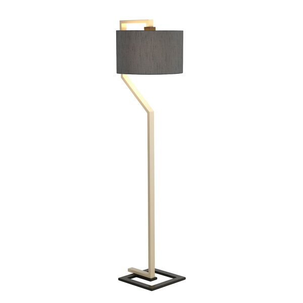 Lampadaire Salon 161 cm Moderne Gris Crème