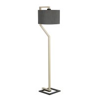 Lampadaire Salon 161 cm Moderne Gris Crème