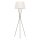 Lampadaire Trépied 140 cm petit métal tissu Moderne