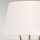 Lampadaire Trépied 140 cm petit métal tissu Moderne