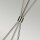 Lampadaire Trépied 140 cm petit métal tissu Moderne