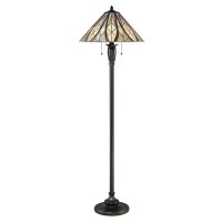 Lampe sur pied style Tiffany 149cm Suspension à...