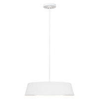 Plafonnier rond blanc or Moderne ajustable