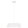 Plafonnier rond blanc or Moderne ajustable