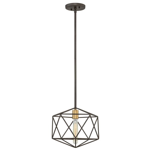 Plafonnier en métal en bronze ajustable E27