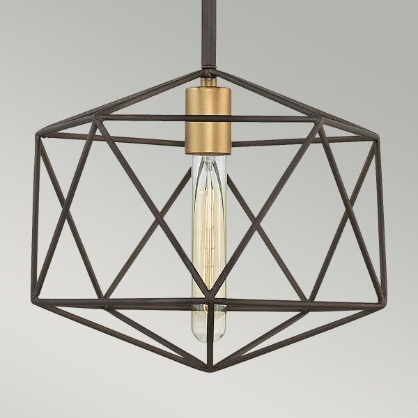Plafonnier en métal en bronze ajustable E27
