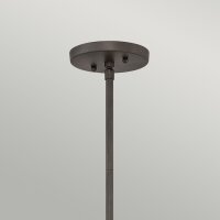 Plafonnier en métal en bronze ajustable E27