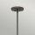 Plafonnier en métal en bronze ajustable E27