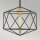Plafonnier en métal en bronze ajustable E27