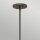 Plafonnier en métal en bronze ajustable E27