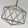 Plafonnier en métal en bronze ajustable E27