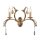Applique murale CANDELA 10 Bronze L:44cm Lampe vintage