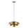 Lampe de plafond métal en laiton Ø46cm Mid Century