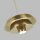 Lampe de plafond métal en laiton Ø46cm Mid Century