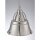 Lampe de plafonnier industriel métal verre en nickel DEBIELA