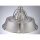 Plafonnier métal verre en nickel design industriel E27