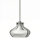 Plafonnier en métal chromé E27 Ø25cm SERENO