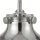 Plafonnier en métal chromé E27 Ø25cm SERENO