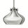 Plafonnier en métal chromé E27 Ø25cm SERENO