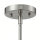 Plafonnier en métal chromé E27 Ø25cm SERENO